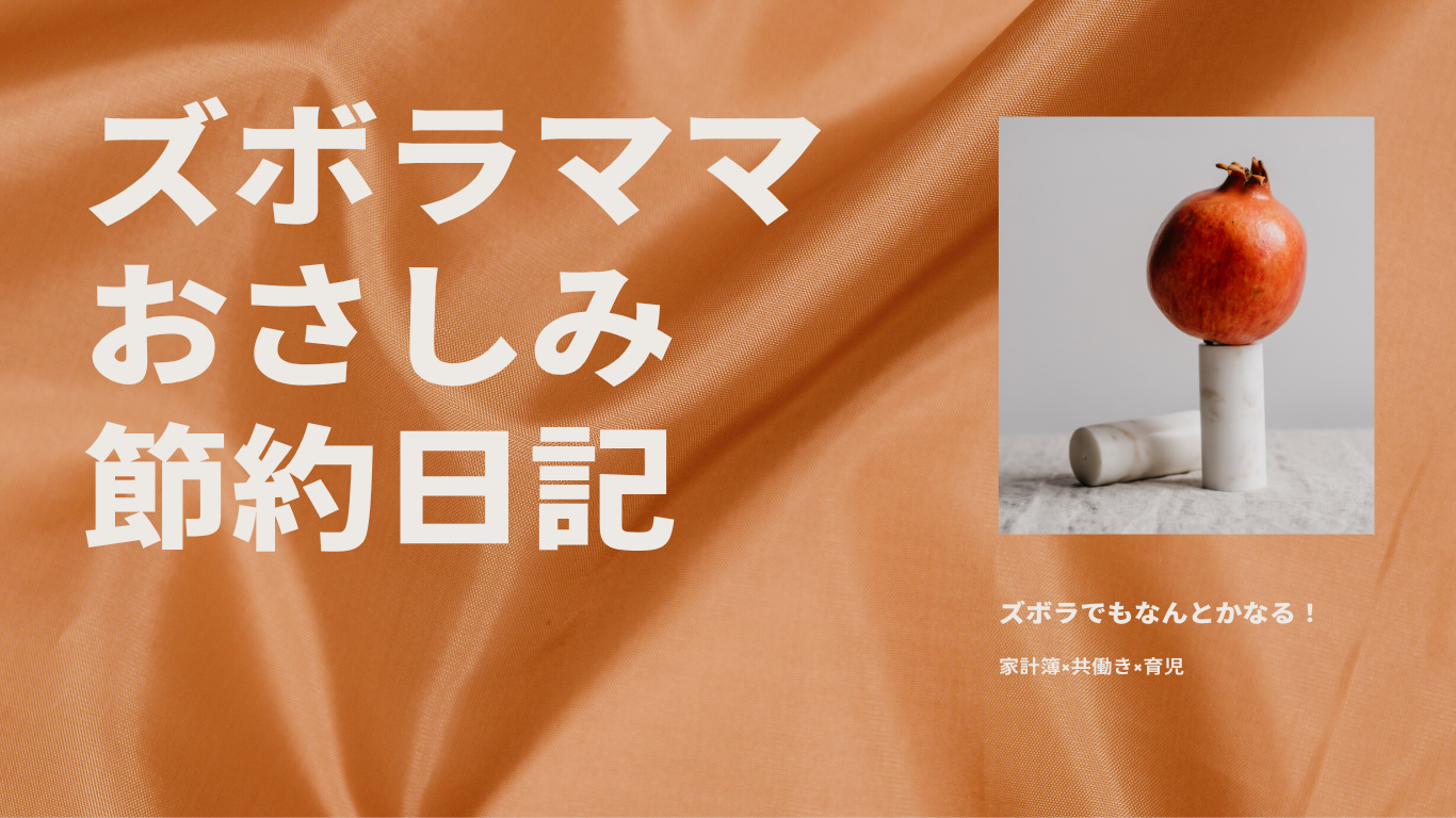 ズボラママおさしみ節約日記